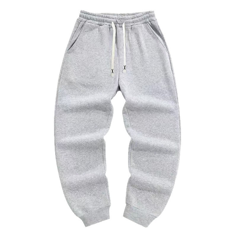 Herren elastische Jogginghose mit seitlichen Taschen Aliams