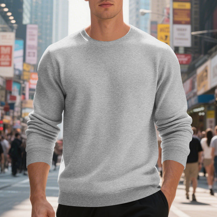 Herren Sweatshirt mit Rundhalsausschnitt Aliams