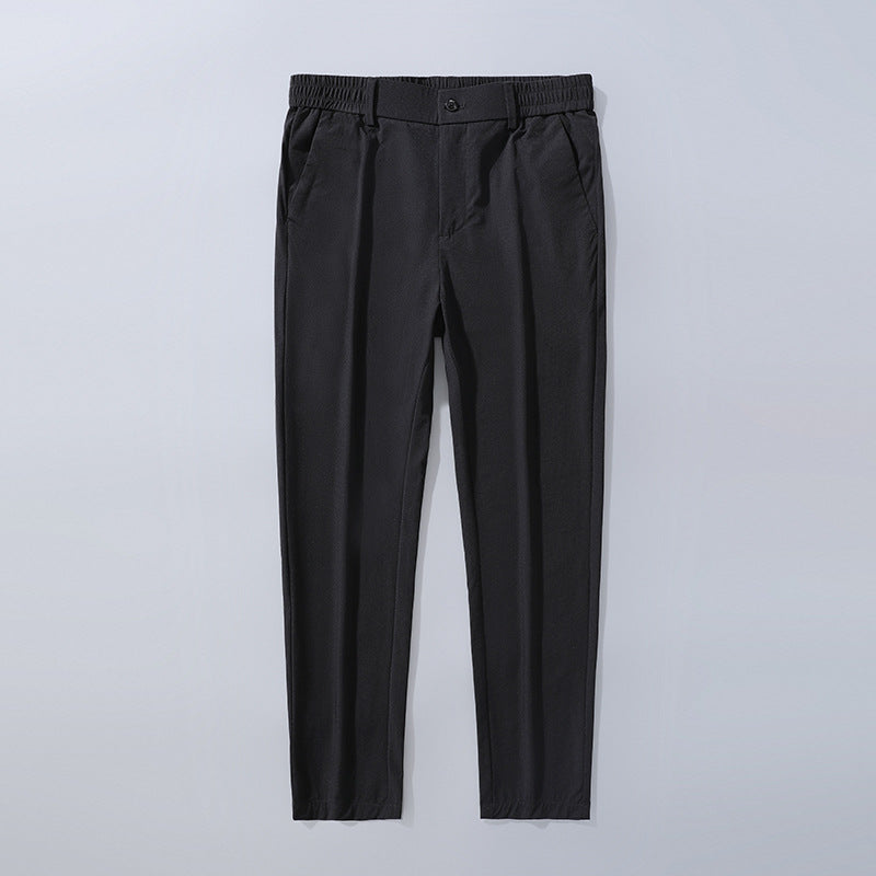 Herren bequeme Business-Hose mit elastischem Bund Aliams