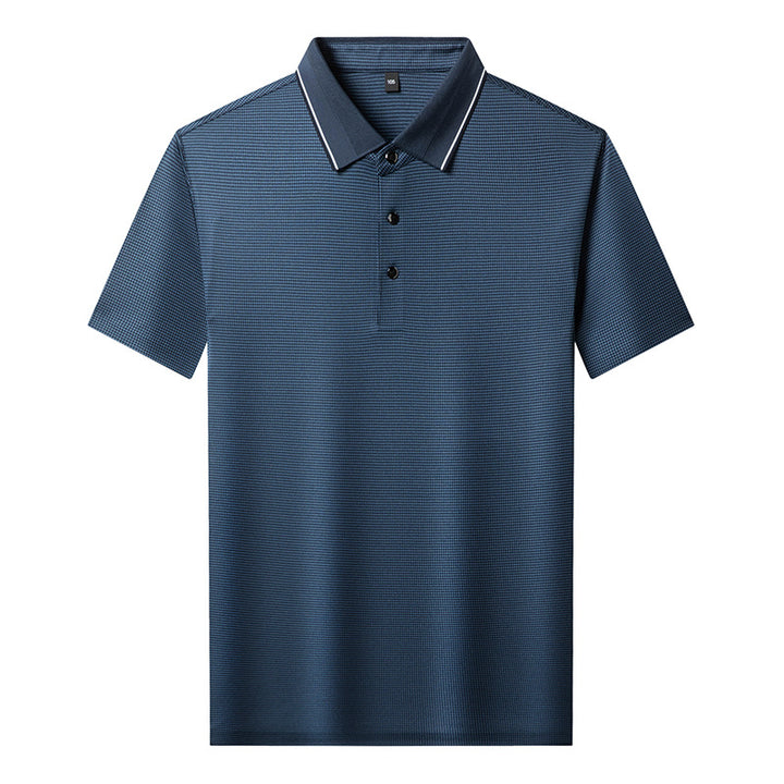 Herren Poloshirt mit strukturiertem Design und atmungsaktiven Eigenschaften Aliams