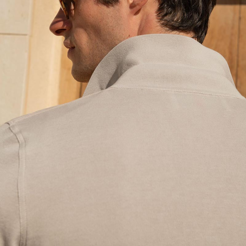 Herren unkonventionelle Sweatjacke mit Knopfdetails und praktischen Seitentaschen Aliams