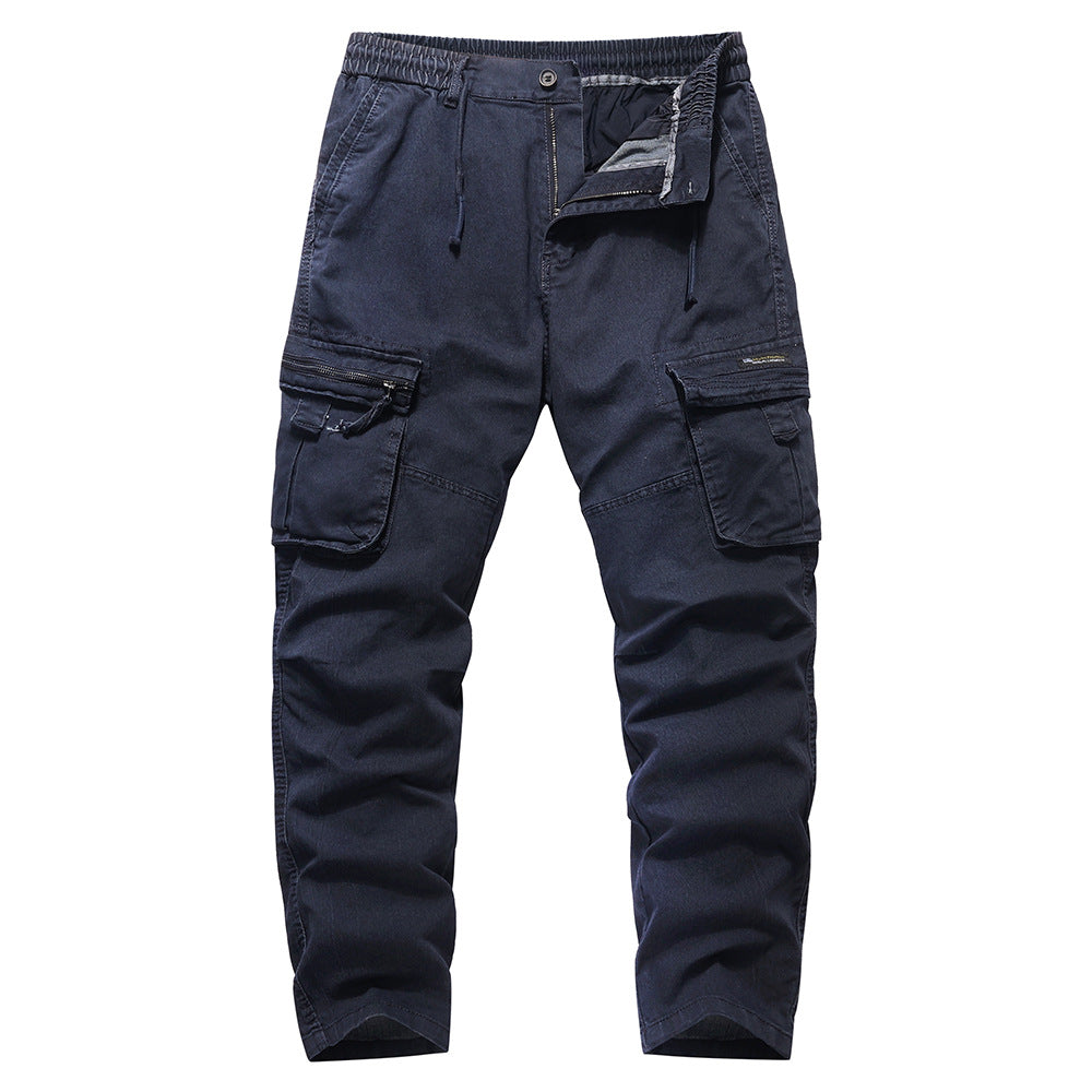 Herren Cargo-Hose mit multifunktionalen Taschen und elastischem Bund Aliams