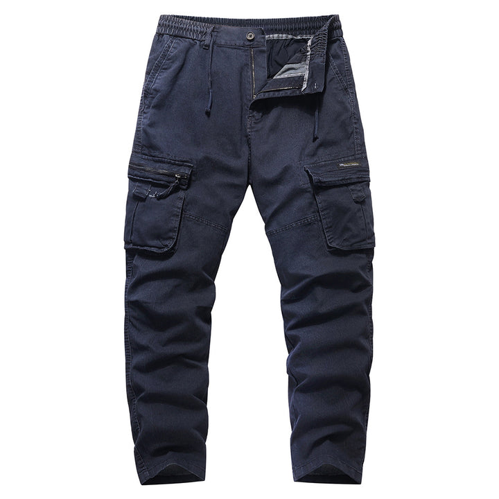 Herren Cargo-Hose mit multifunktionalen Taschen und elastischem Bund Aliams