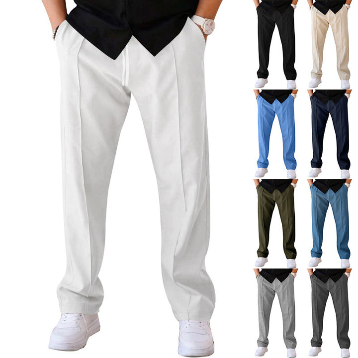 Herren Bequeme Freizeit-Hose mit elegantem Schnitt und atmungsaktiven Eigenschaften Aliams