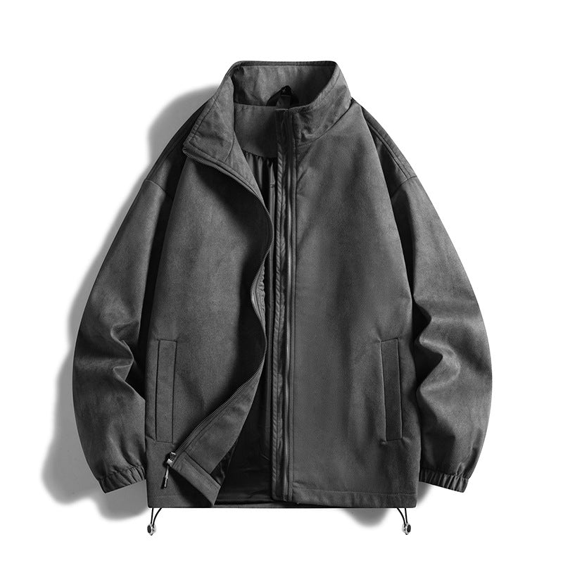 Herren Fleecejacke mit elastischen Bündchen und praktischen Taschen Aliams