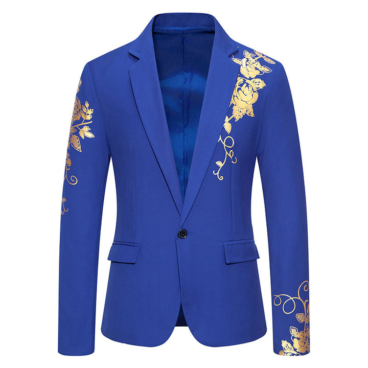 Herren eleganter Blazer mit floralem Design und hochwertiger Verarbeitung Aliams