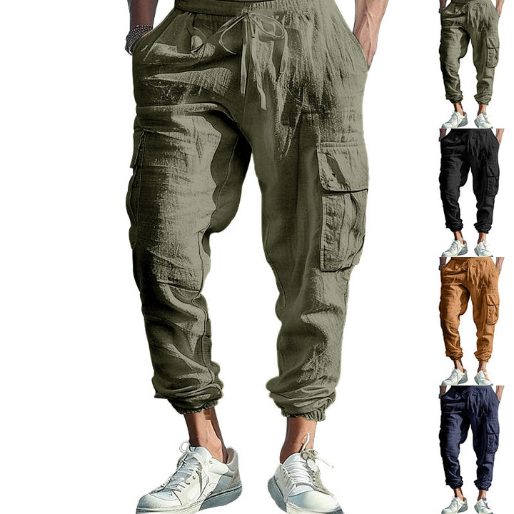 Herren Cargo-Jogginghose mit praktischen Taschen Aliams