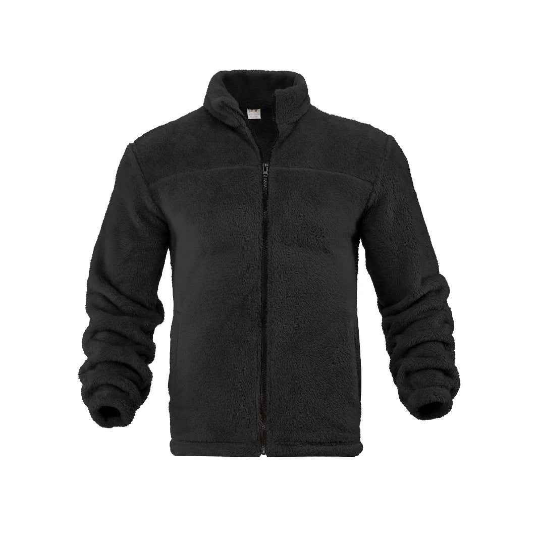 Herren Fleece-Jacke mit hohem Kragen und weichem Innenfutter Aliams