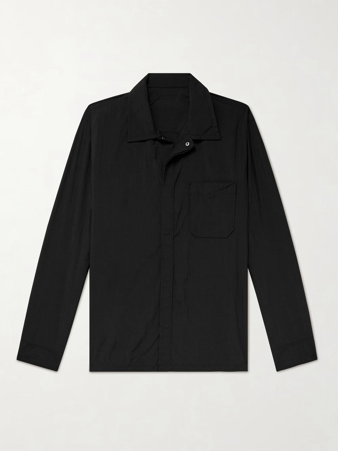 Herren vielseitige Hemdbluse mit aufgesetzter Brusttasche und schickem Kragen Aliams