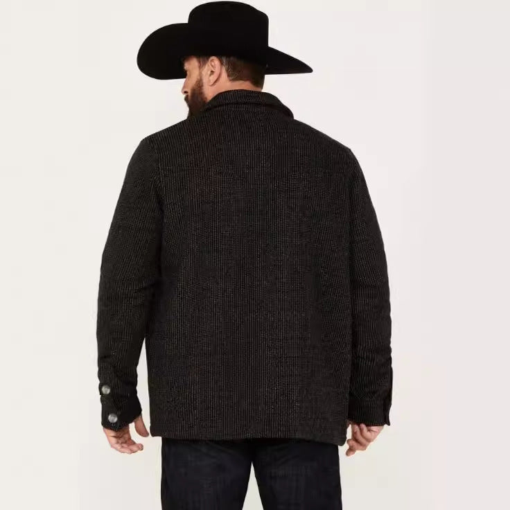 Herren komfortable und strapazierfähige Baumwolljacke mit praktischen Taschen Aliams