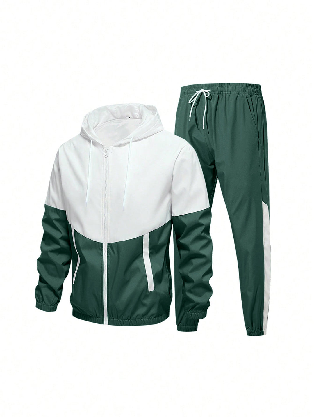Herren Sportanzug mit atmungsaktiver Jacke und elastischen Jogginghosen Aliams
