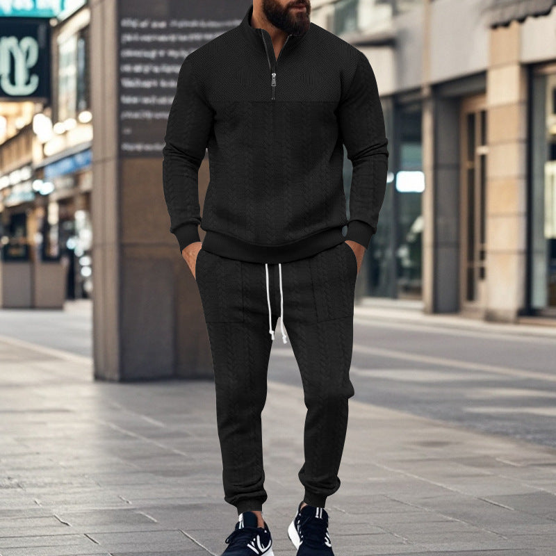 Herren Sportliches Freizeit-Set aus atmungsaktivem Material mit strukturiertem Design Aliams