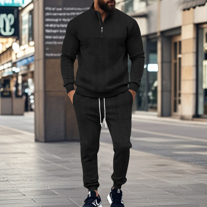 Herren Sportliches Freizeit-Set aus atmungsaktivem Material mit strukturiertem Design Aliams