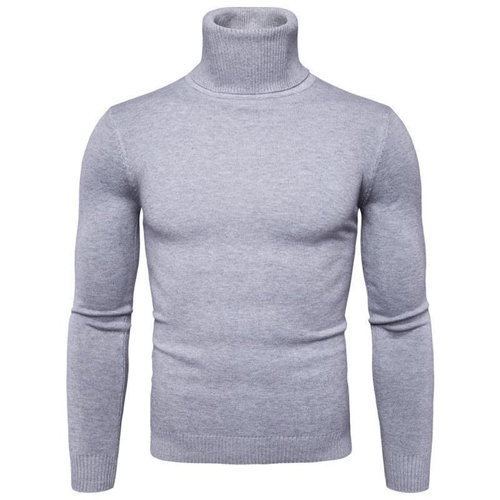 Herren Hochwertiger Rollkragenpullover aus feinem Strick Aliams