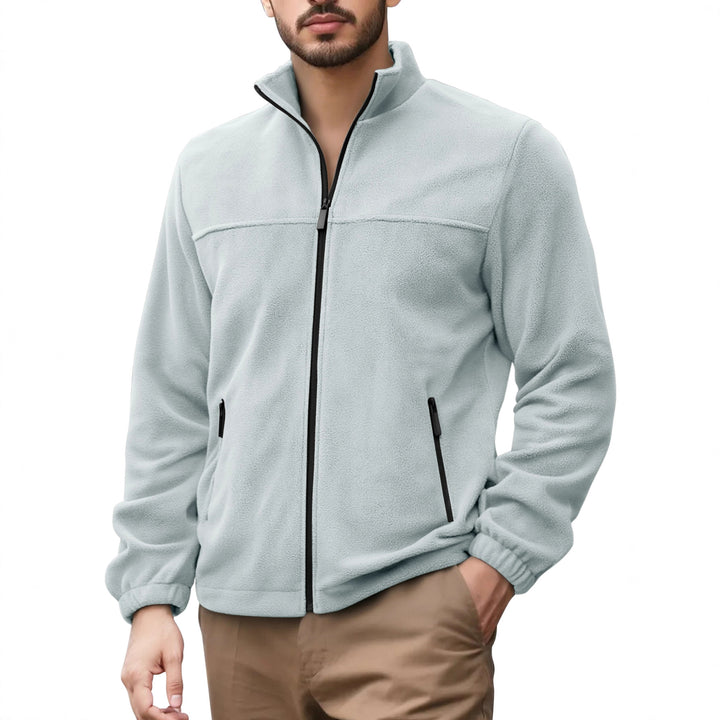 Herren Fleecejacke mit hohem Kragen Aliams