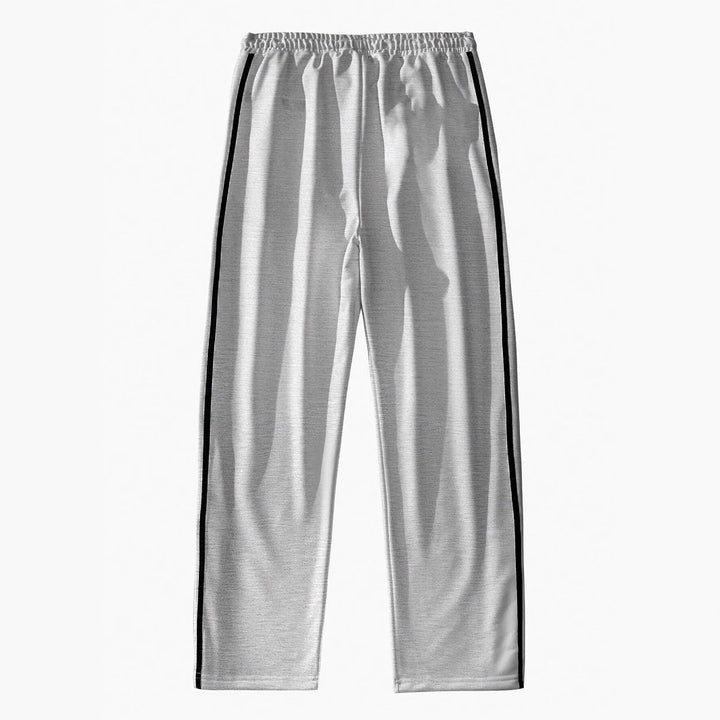 Herren Sportliche Freizeithose mit seitlichen Druckknöpfen Aliams