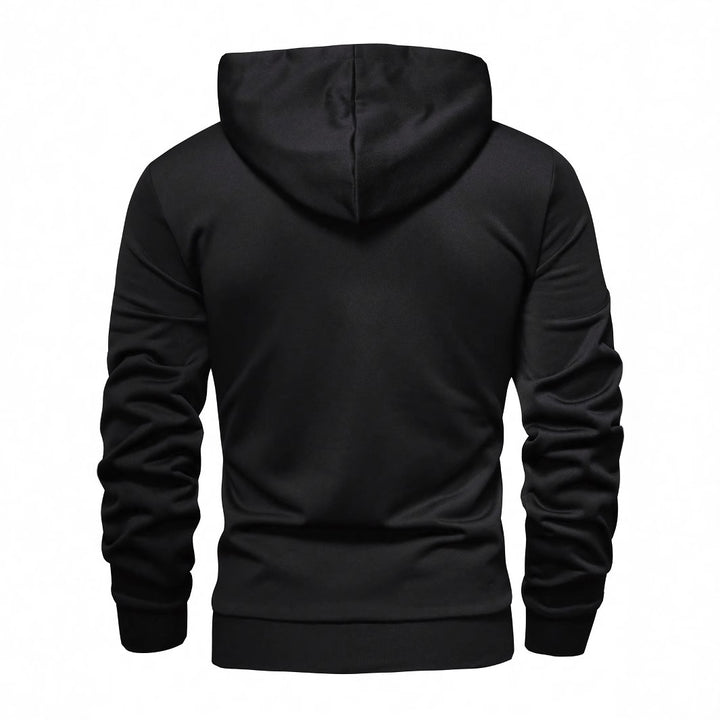 Herren Hoodie mit innovativem Kragen und praktischer Taschenlösung Aliams