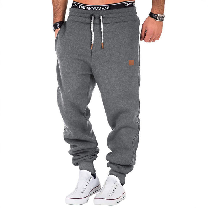 Herren bequeme Freizeit-Jogginghose mit elastischem Bund und praktischen Taschen Aliams