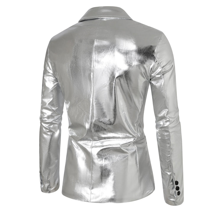 Herren schimmernder doppelreiher Blazer Aliams