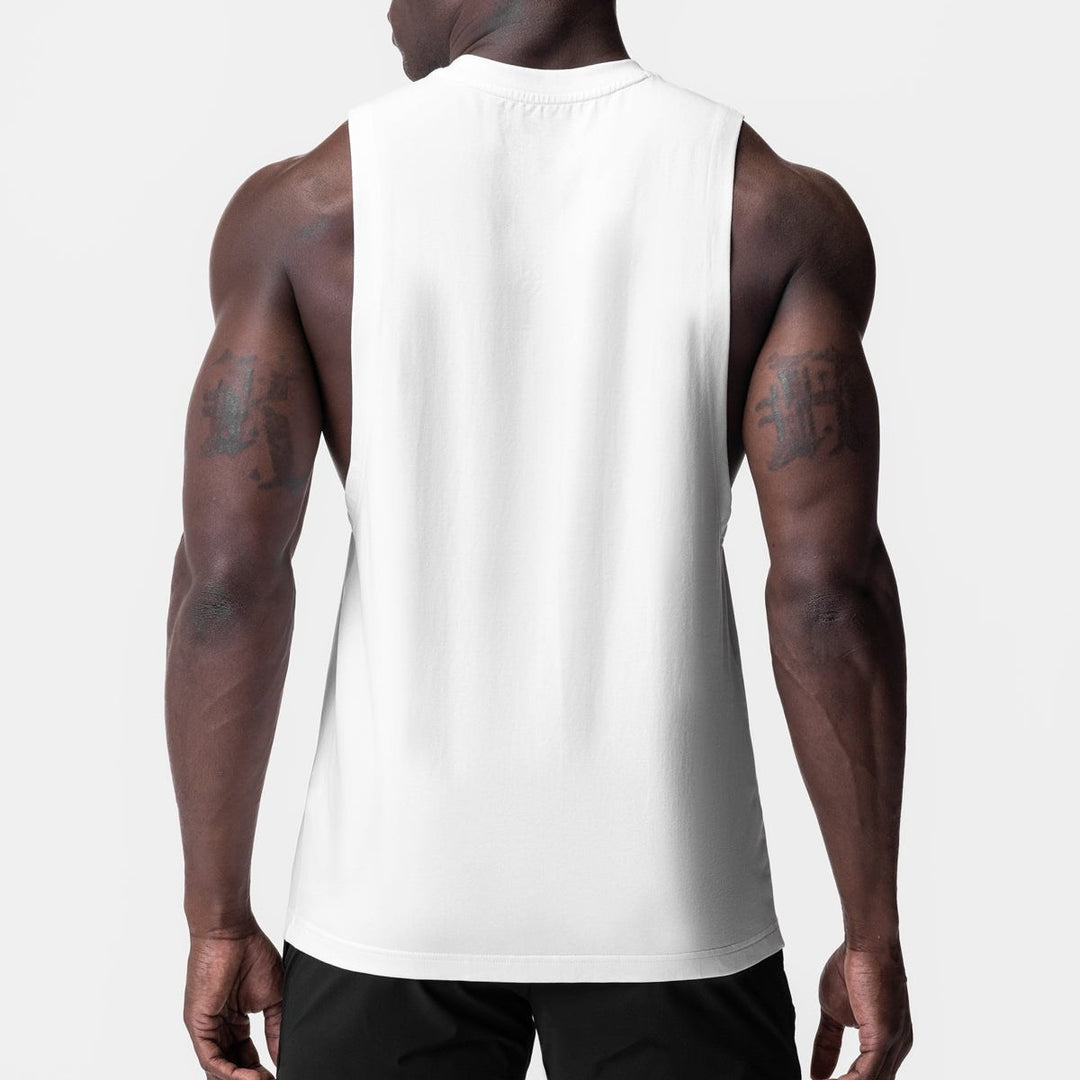 Herren Sportliches Muskelshirt mit weitem Armloch Aliams