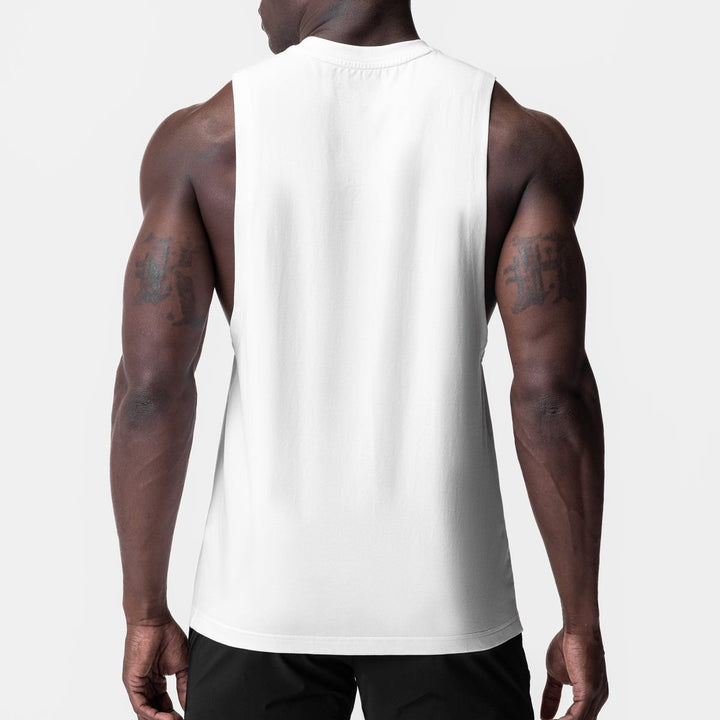 Herren Sportliches Muskelshirt mit weitem Armloch Aliams