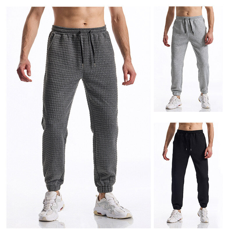 Herren bequeme Sweatpants mit hohem Bund und elastischem Komfort Aliams