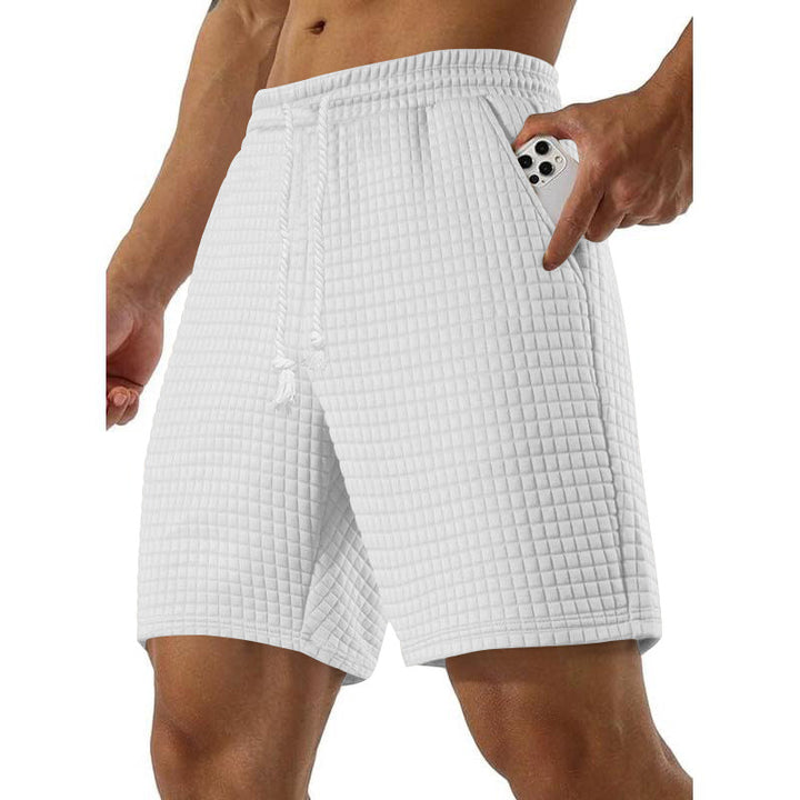 Herren Sportliche Freizeit-Shorts aus atmungsaktivem Material mit praktischen Seitentaschen Aliams