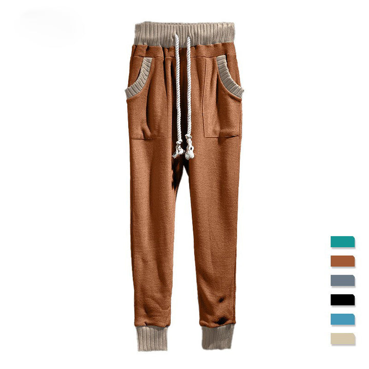 Herren Sportliche Jogginghose mit bequemen seitlichen Eingrifftaschen und elastischem Bund Aliams