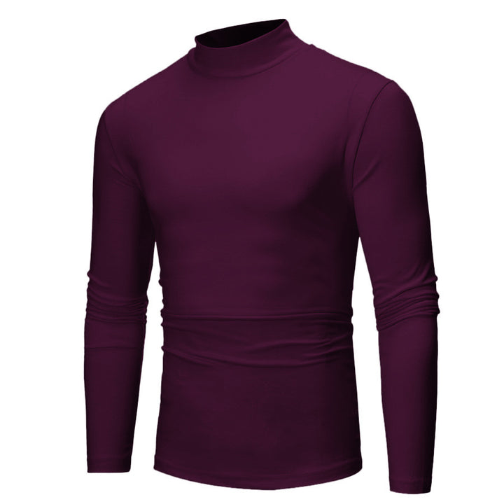 Herren turtleneck Langarmshirt Aliams