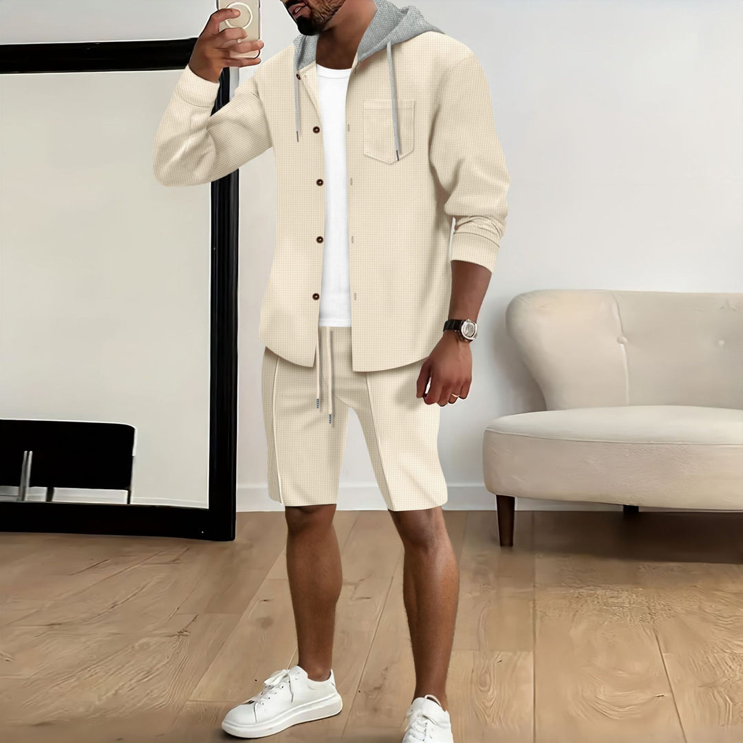 Herren Sportliches Freizeitanzug Aliams