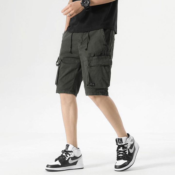 Herren Cargoshorts mit praktischen Taschen und elastischem Bund Aliams