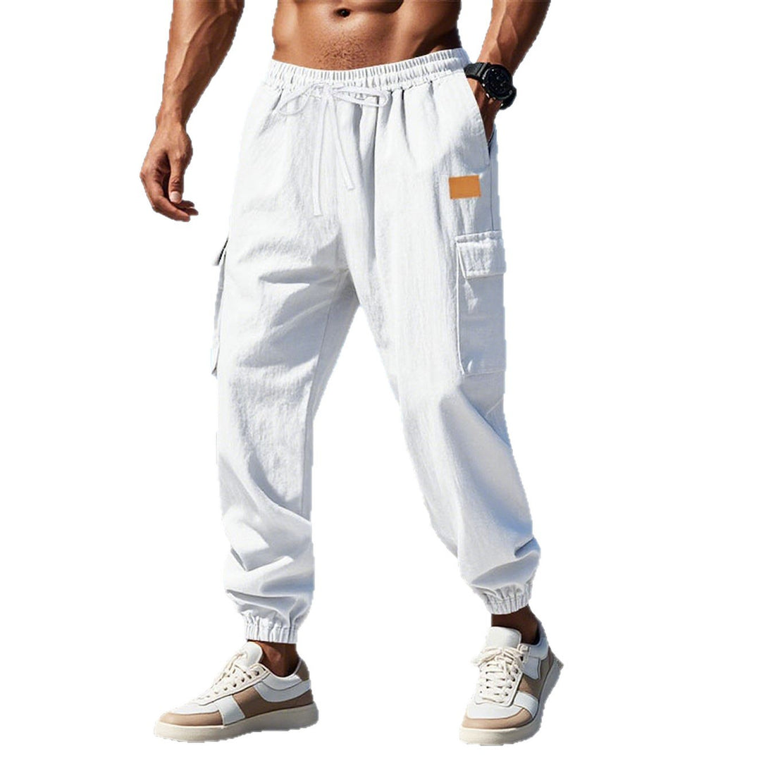 Herren Cargo-Hose mit elastischem Bund und praktischen Taschen Aliams