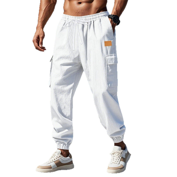 Herren Cargo-Hose mit elastischem Bund und praktischen Taschen Aliams