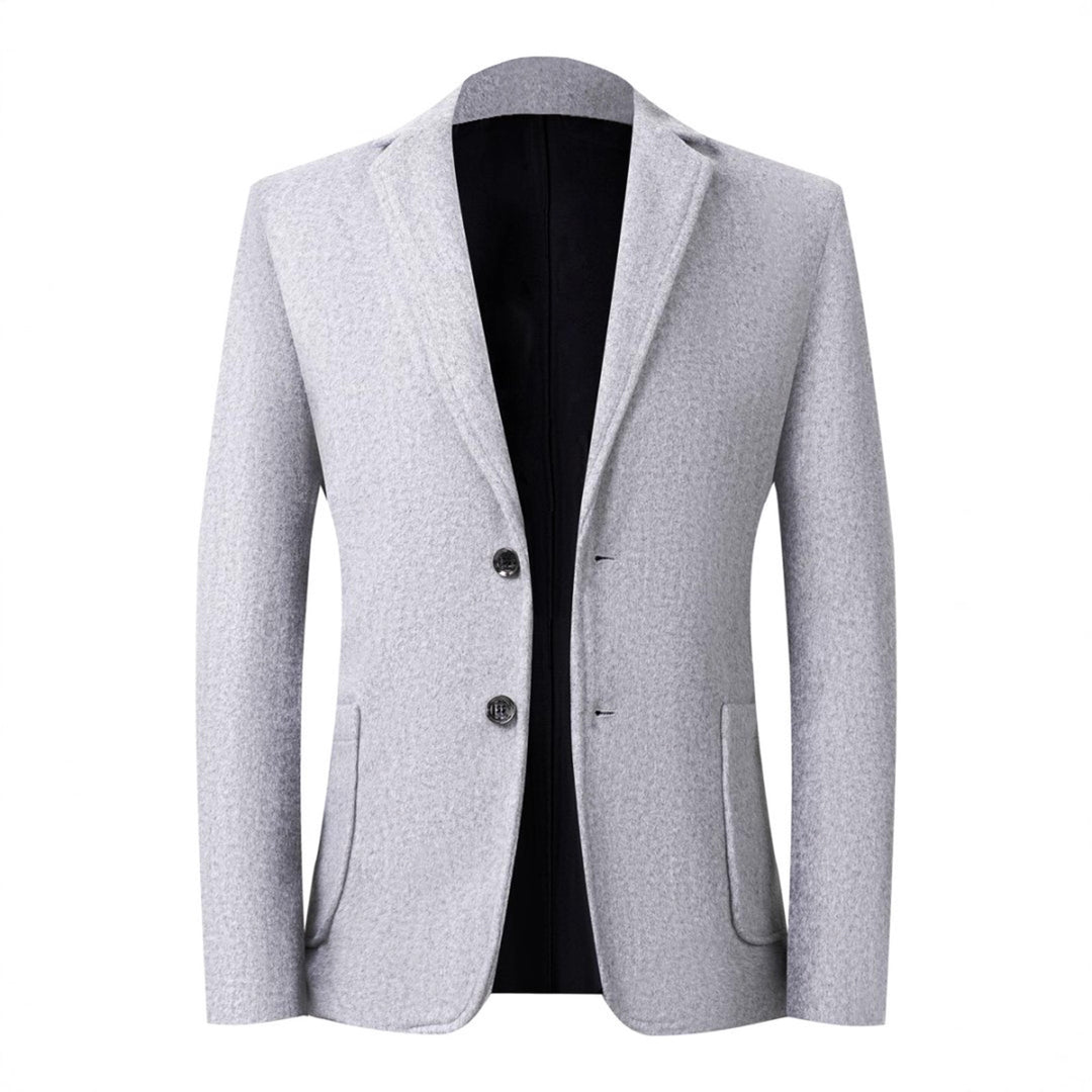 Herren eleganter, strukturierter Anzugblazer Aliams