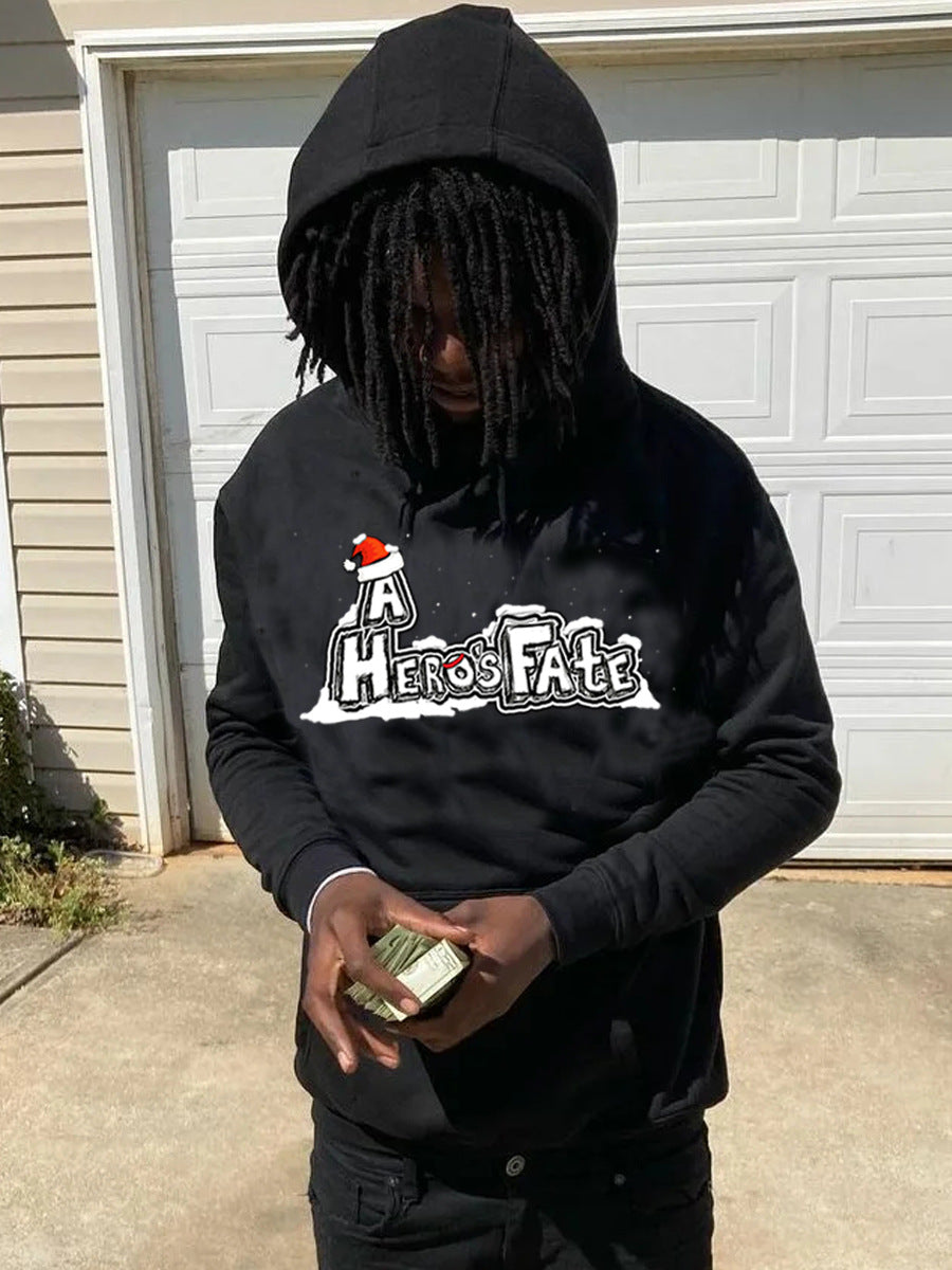 Herren Hoodie mit kreativem Aufdruck und lässigem Schnitt Aliams