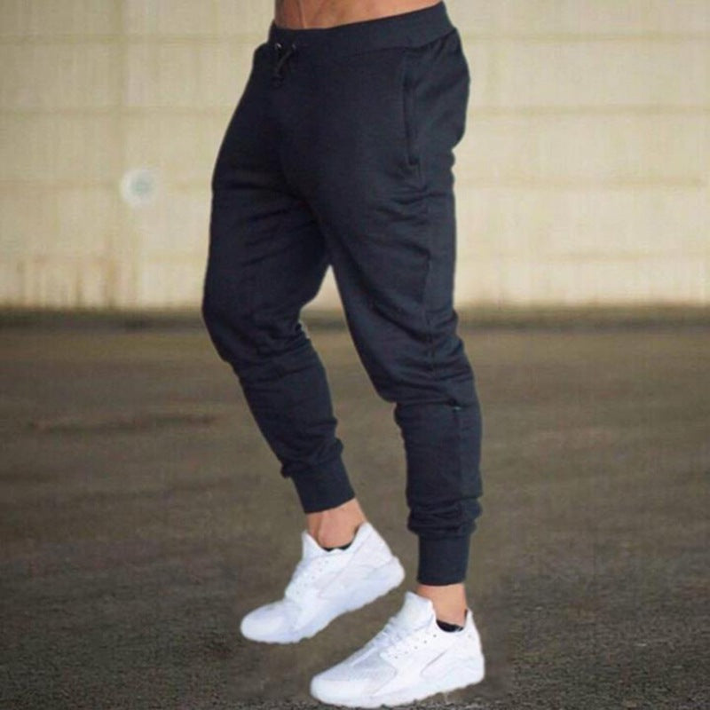 Herren bequeme Jogginghose mit schmalem Schnitt Aliams