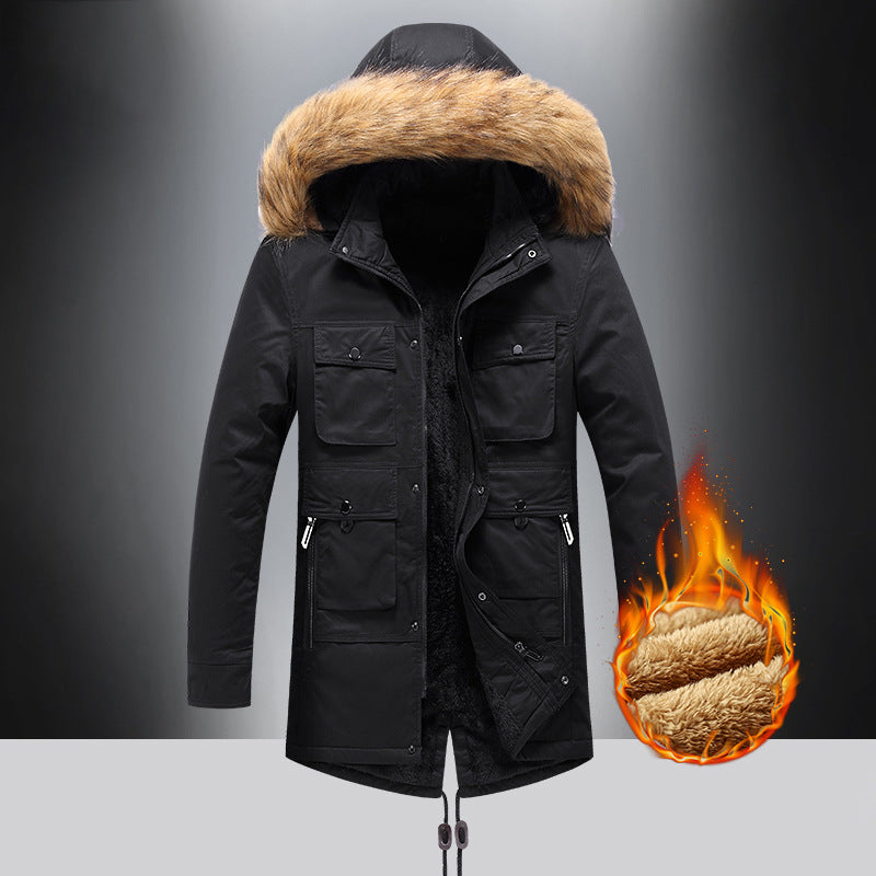 Herren isolierte Parkajacke Aliams