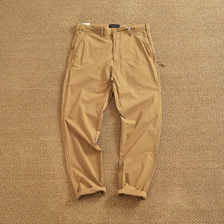 Herren Chino-Hose mit elastischem Bund und praktischen Eingrifftaschen Aliams