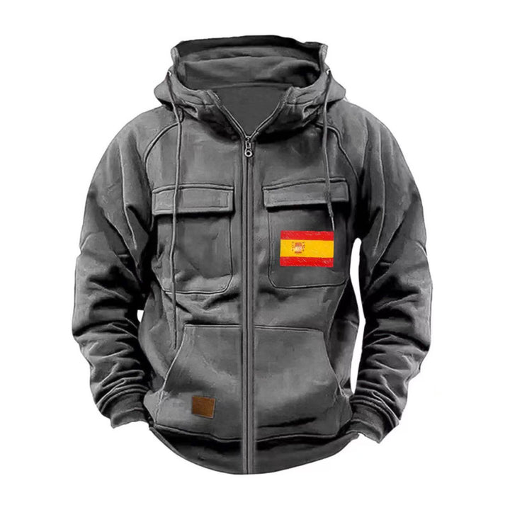Herren funktionale Jacke mit mehreren Taschen Aliams