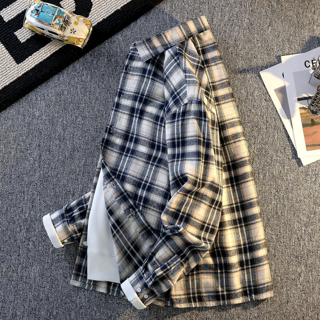 Herren Flanellhemd im karomuster Aliams