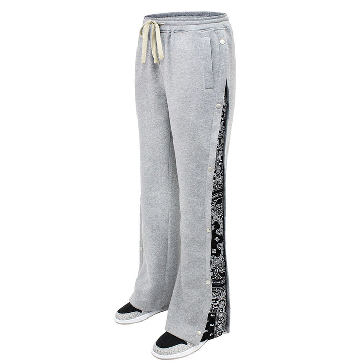 Herren Bequeme Freizeithosen mit Bandana-Muster Aliams