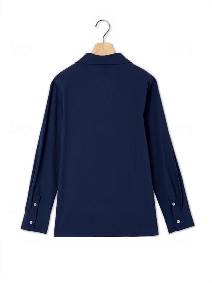 Herren eleganter Leinenblazer mit doppelter Knopf-Leiste Aliams