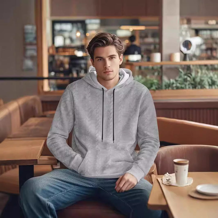 Herren Kapuzenpullover mit strukturiertem Design von Aliams