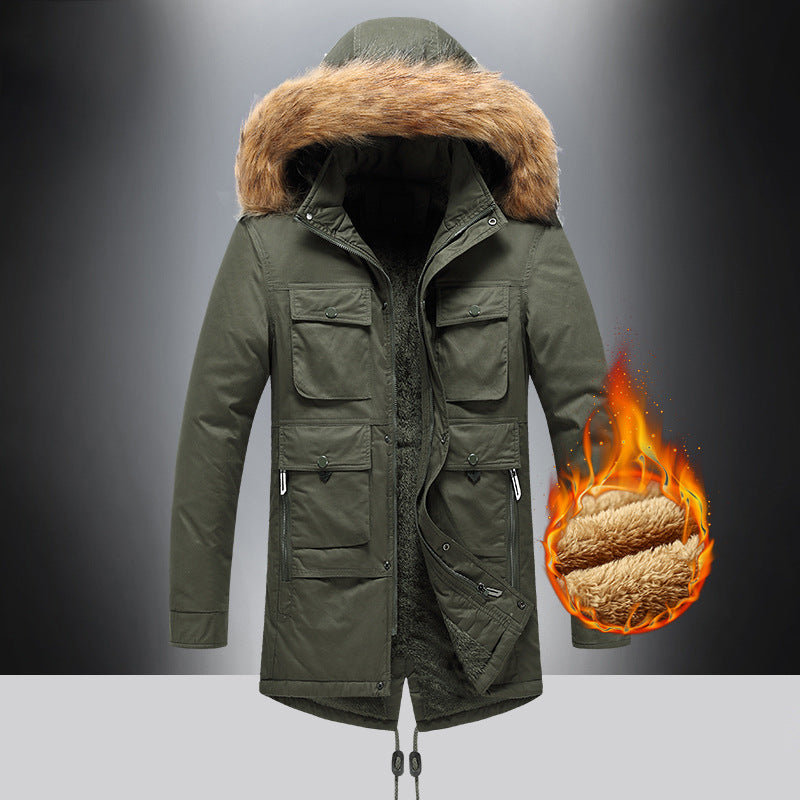 Herren isolierte Parkajacke Aliams