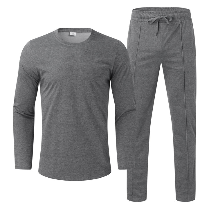 Herren Freizeit-Loungewear-Set mit Langarmshirt und bequemen Jogginghosen Aliams