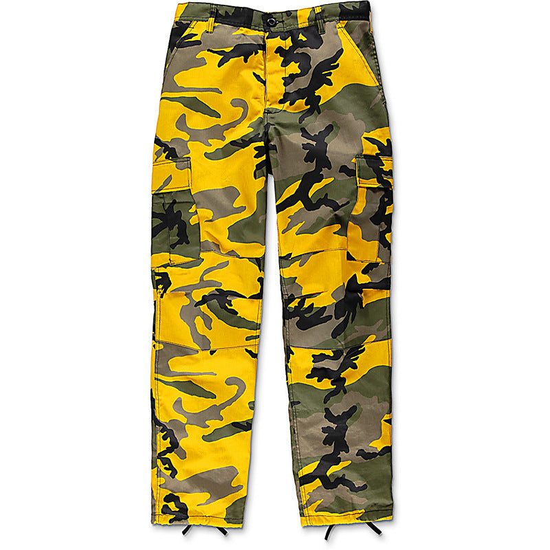Herren Cargohose mit funktionalen Taschen und modernem Camouflage-Design Aliams