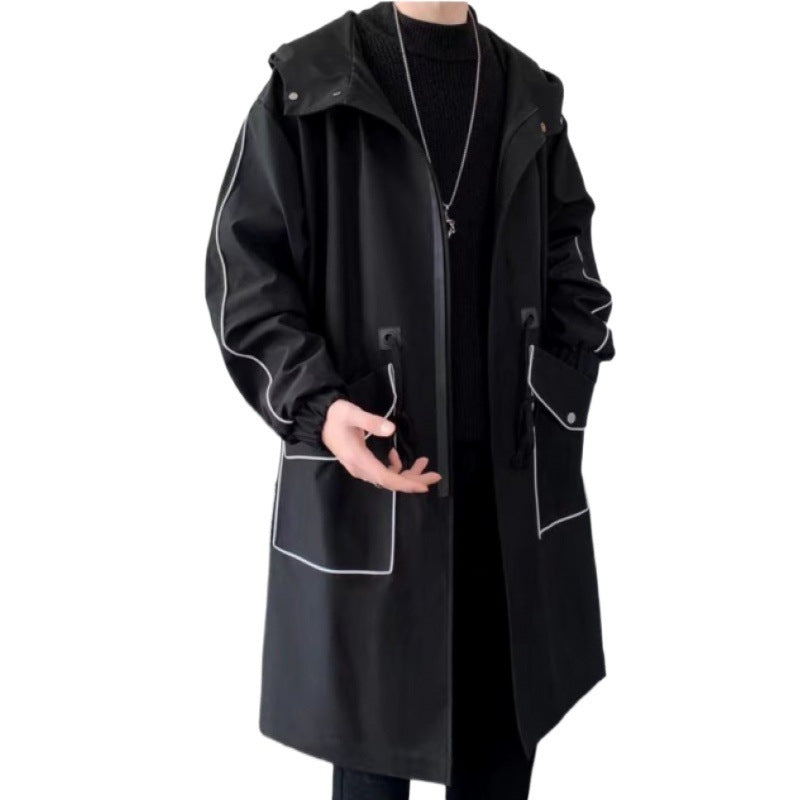 Unisex Funktionsjacke mit verstellbarem Kapuzenbund und praktischen Taschen Aliams