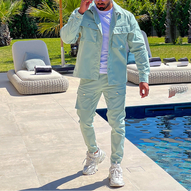 Herren Cargo-Set mit praktischen Taschen und modernem Design Aliams