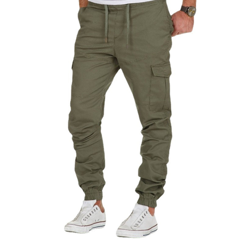 Herren Cargo-Hose mit elastischem Bund und praktischen Taschen Aliams