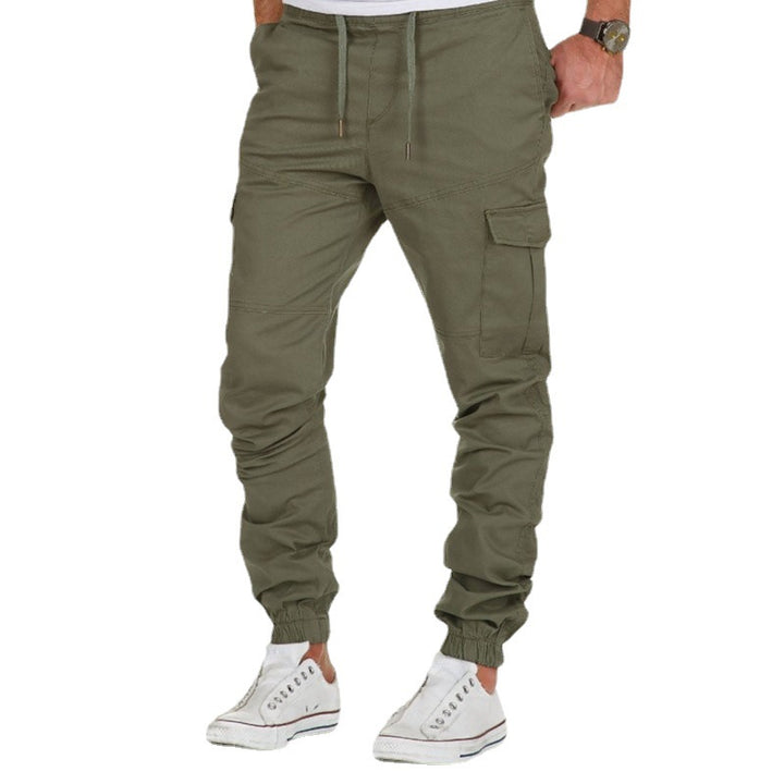 Herren Cargo-Hosen mit elastischem Bund und praktischen Seitentaschen Aliams